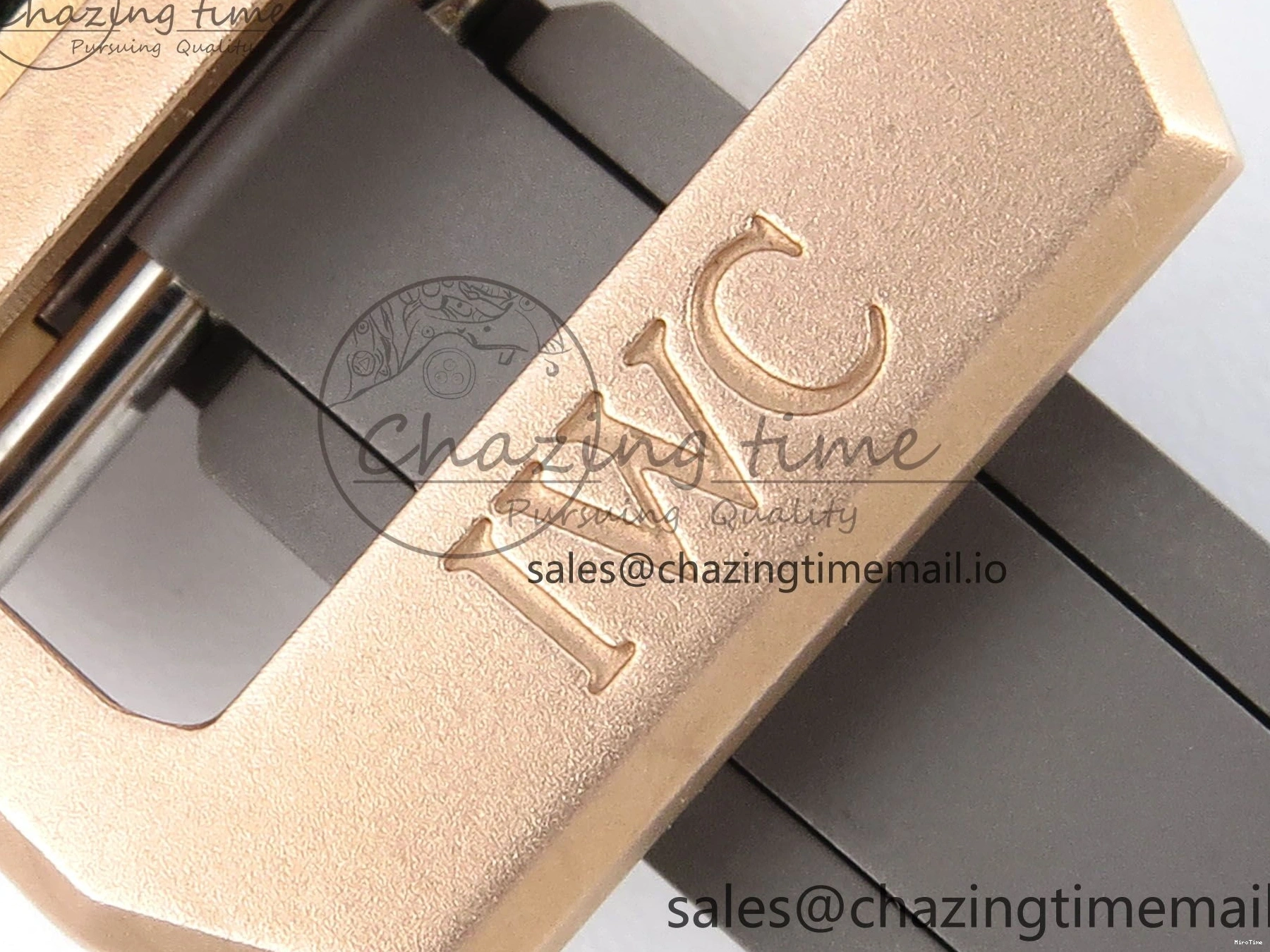 MIROTIME 0307 Durable Big Pilot IW329702 M+F 1:1 Best Edition Green Dial on Green Leather Strap MY 7006